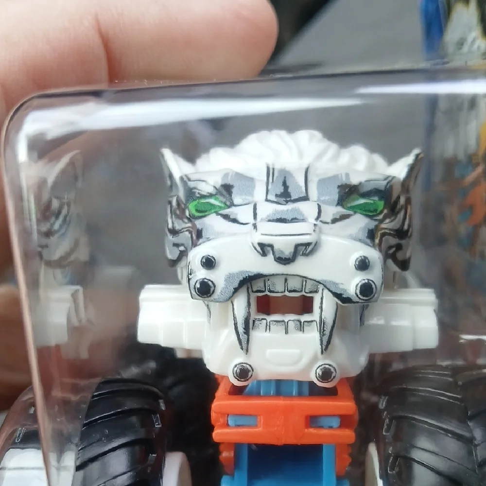 Rebel-lion Hot Wheels  Monster Truck with White and Black Design
